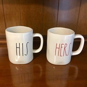 Rae Dunn His and Hers Coffee Mugs